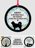 In between hello and goodbye There was so much love - Personalized Dog Layers Mix Ornament
