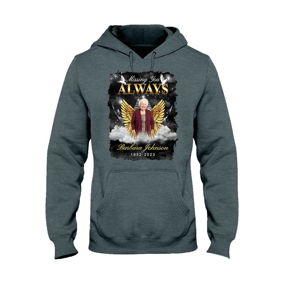 Toujours dans mon cœur - T-shirt et sweat à capuche commémoratifs personnalisés