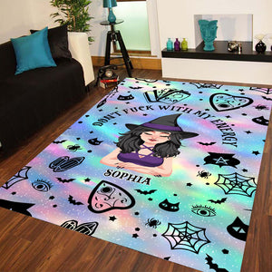 Don't F With My Energy - Personalized Witch Rug