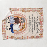 We Hope Everytime You Snuggle This Blanket - Gift for mom, grandma - Personalized Blanket