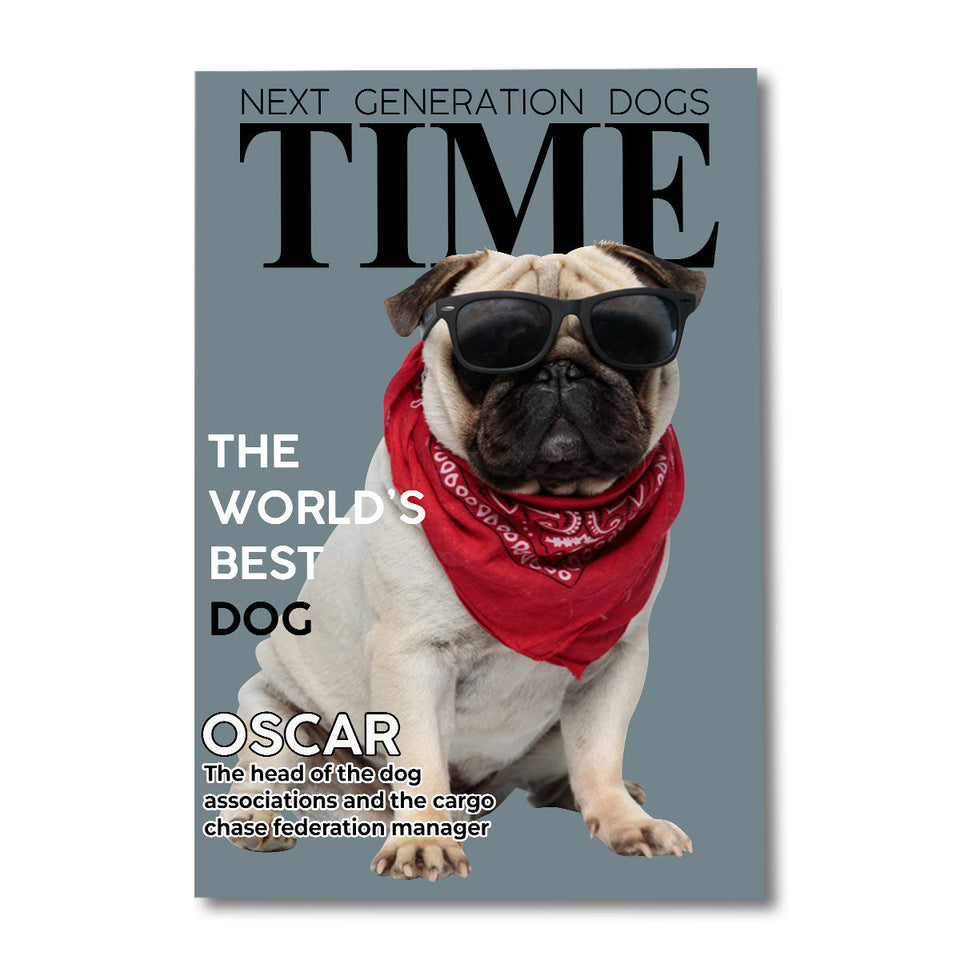 The World's Best Dog - Personalized Dog Canvas And Poster