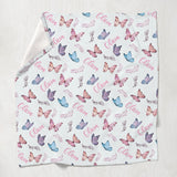 Butterfly Custom Name - Personalized granddaughter Blanket