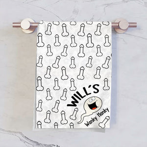 Wanky Hanky - Personalized Couple Golf Towel