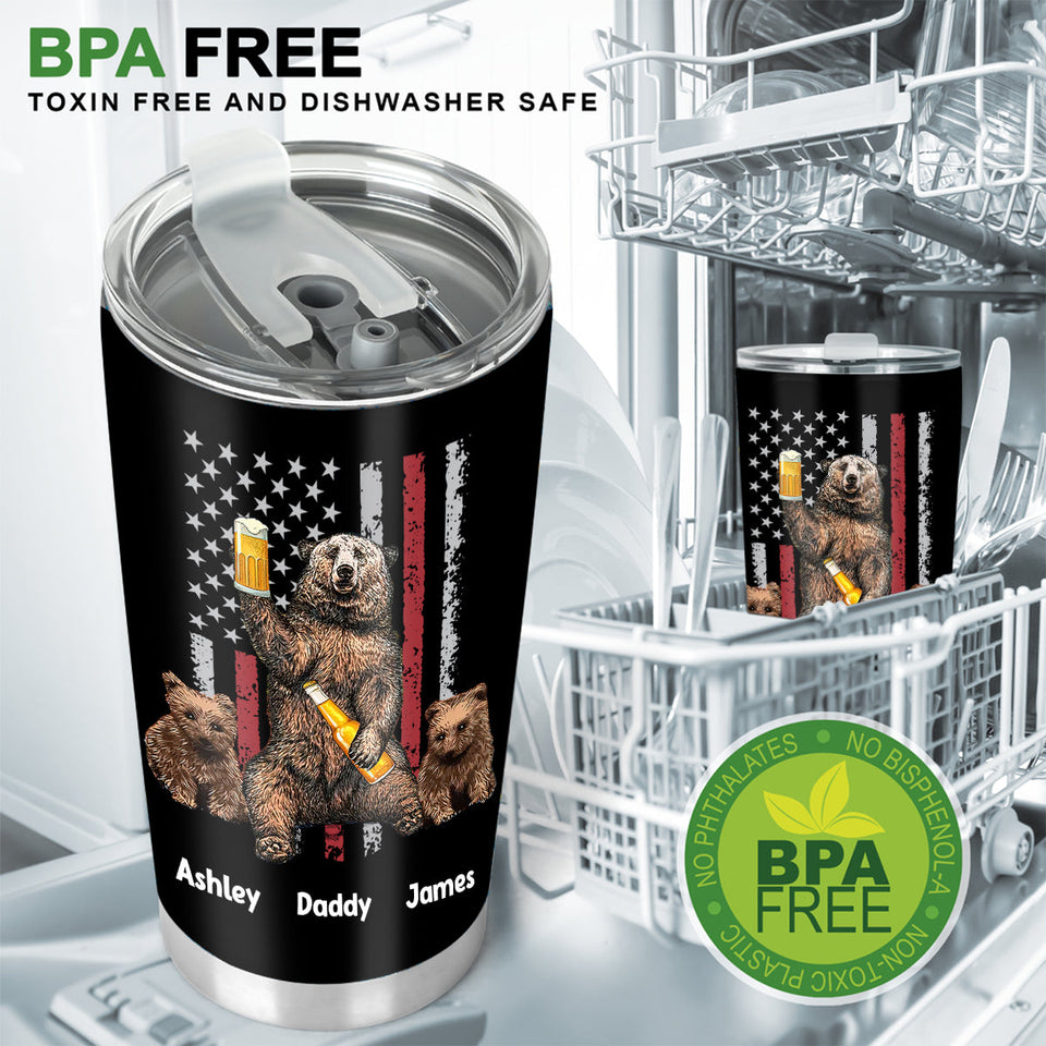 It's Not A Dad Bob - Personalized Father Tumbler