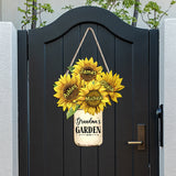 Grandma's Garden - Personalized Grandma Wood Sign