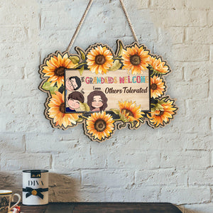 Grandkids Welcome - Personalized Grandma Wood Sign