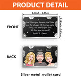Love You Forever - Personalized Father's Day Father Wallet Insert Card