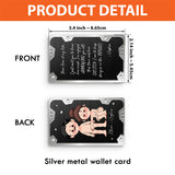 Dear Love Of My Life - Personalized Father's Day Couple Wallet Insert Card