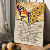 You Are My Sunshine - Personalized Grandma Canvas And Poster