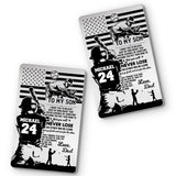I Want You To Believe Deep In Your Heart - Personalized Baseball Wallet Insert Card