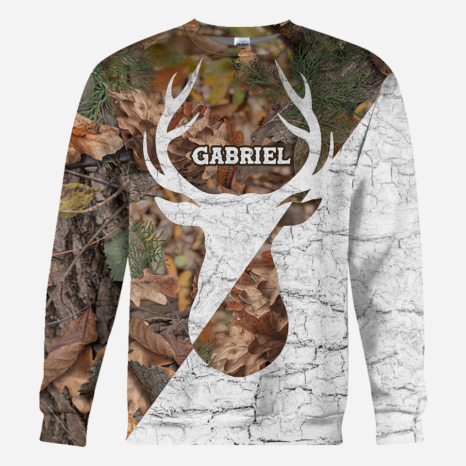 Love Hunting - Personalized Hunting Zip Hoodie