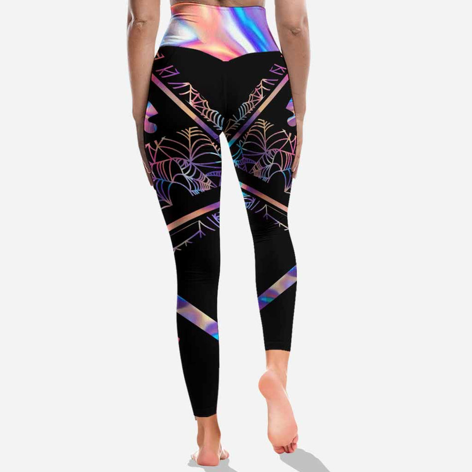Ambiance Halloween Accepter Comprendre Aimer - Leggings de sensibilisation à l'autisme