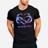 L'amour n'a pas besoin de mots - T-shirt et sweat à capuche de sensibilisation à l'autisme 112021