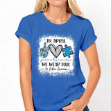 En avril, nous portons du bleu - T-shirt et sweat à capuche pour la sensibilisation à l'autisme 1121