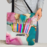 Love Crocheting - Personalized Crocheting Tote Bag