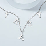 Letter Initials - Personalized Initials Necklace