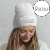 Custom Name - Personalized grandson Embroidered Beanie