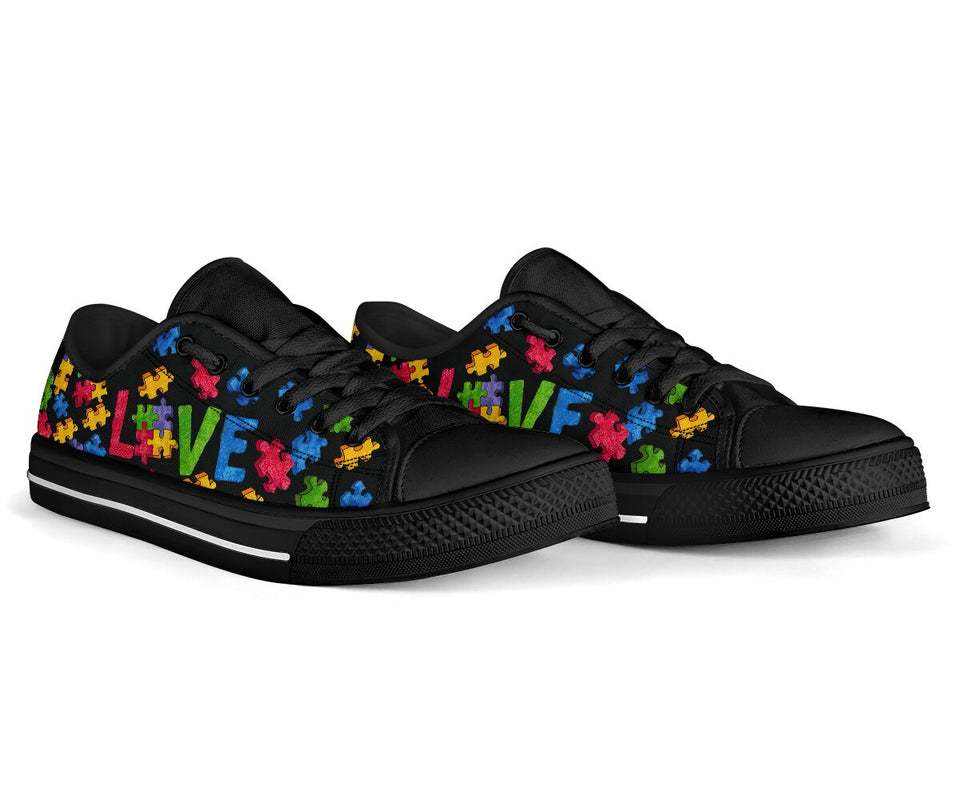 Chaussures basses Puzzle Pieces Sensibilisation à l'autisme 0622