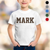 Custom Name - Personalized Kid Embroidered T-shirt