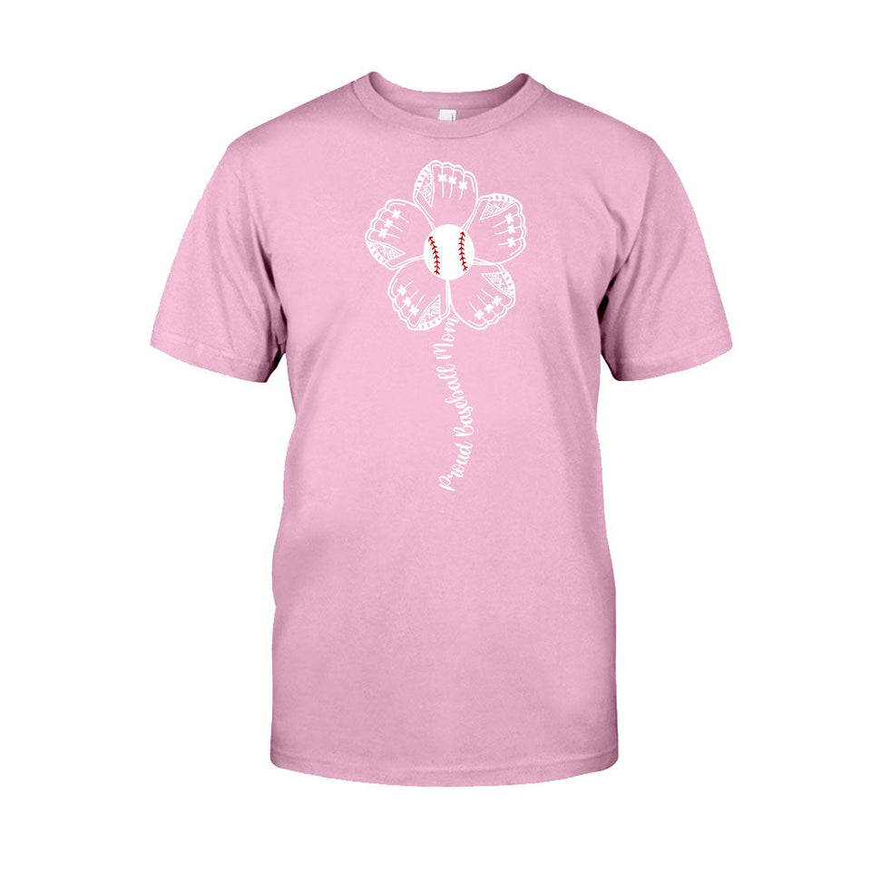 Proud Baseball Family - Personalized Baseball T-shirt And Hoodie