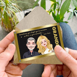 Sometimes You Forget You're Awesom - Gift for dad, grandpa, uncle - Personalized Wallet Insert Card