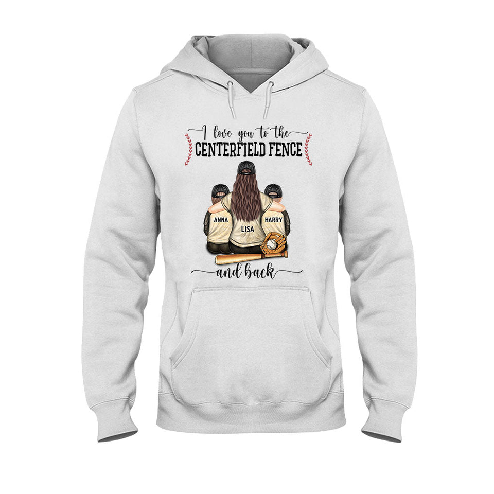 My Heart Is On That Field - Personalized Baseball T-shirt And Hoodie