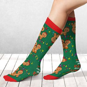 Let's Be Naughty - Personalized Couple Socks