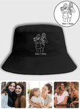 Custom Photo - Personalized granddaughter Embroidered Bucket Hat