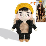 Mini Me Doll - Gift for sibling - Personalized Hand Knitted Doll