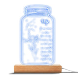 If I Had A Star Birth Flower Zodiac Sign - Gift for mom, grandma, daughter, wife, girlfriend, dad, grandpa, boyfriend, husband - Personalized Shaped Plaque Light Base