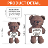 A Little Secret - Personalized Pregnancy Hand Knitted Figurine