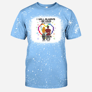 I Will Always Be Your Player Two - Personalized Video Game Bleached T-Shirt