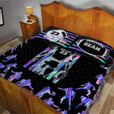 Love Football - Personalized Football Quilt Set
