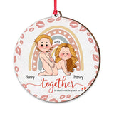 Together Is Our Favorite Place To Be - Personalized Couple Ornament