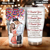 The Day I Met You Love Couple - Personalized Tumbler