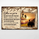 Forever And Always - Personalized Couple Poster