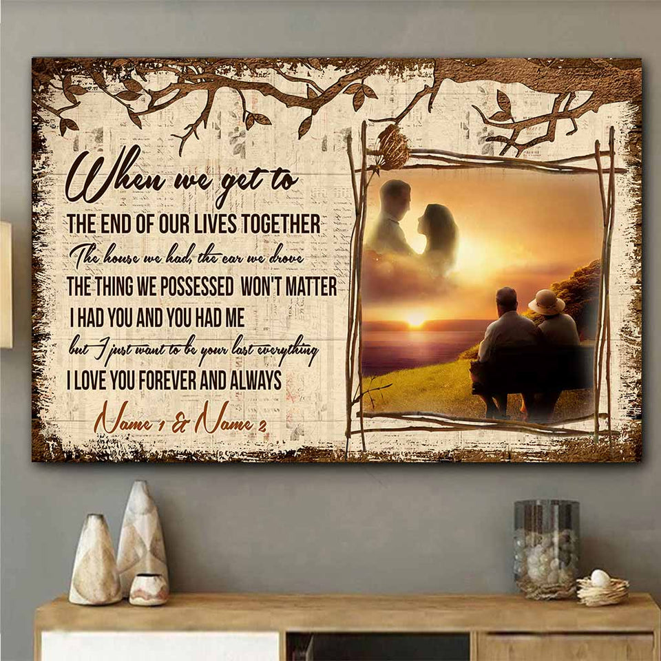 Forever And Always - Personalized Couple Poster