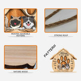 Welcome To Our House - Personalized Dog Wood Sign