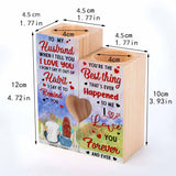 When I Tell You - Personalized Couple Candle Holder