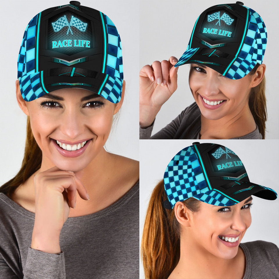 Race Life Cap With Printed Vent Holes
