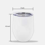 Here To Another Year Bonding Over Acohol - Personalized Bestie Wine Tumbler