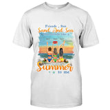 I Love You To The Beach And Back - Personalized Bestie T-shirt and Hoodie