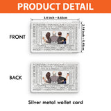 Father Forever - Personalized Father Wallet Insert Card