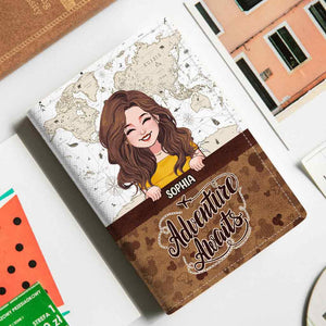 Adventure Awaits - Personalized Travelling Passport Holder