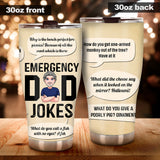 Dad Jokes - Personalized Father's Day Father Tumbler