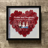 A Bond That Can’t Be Broken - Personalized Mother Flower Shadow Box