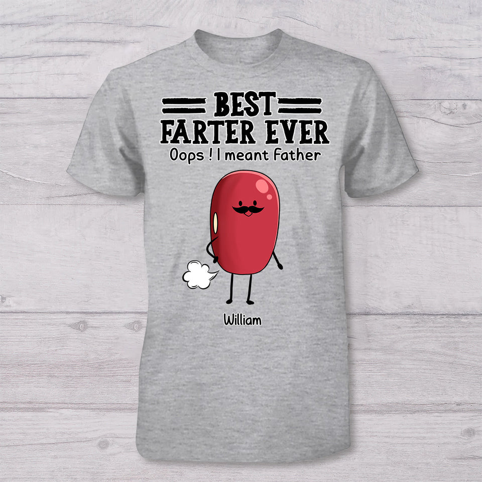 Best Farter Ever - Personalized Father T-shirt And Baby Onesie