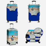Just A Girl Who Loves Beaches - Personalized Sea Lover Luggage Cover