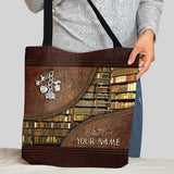Library Personalized Tote Bag