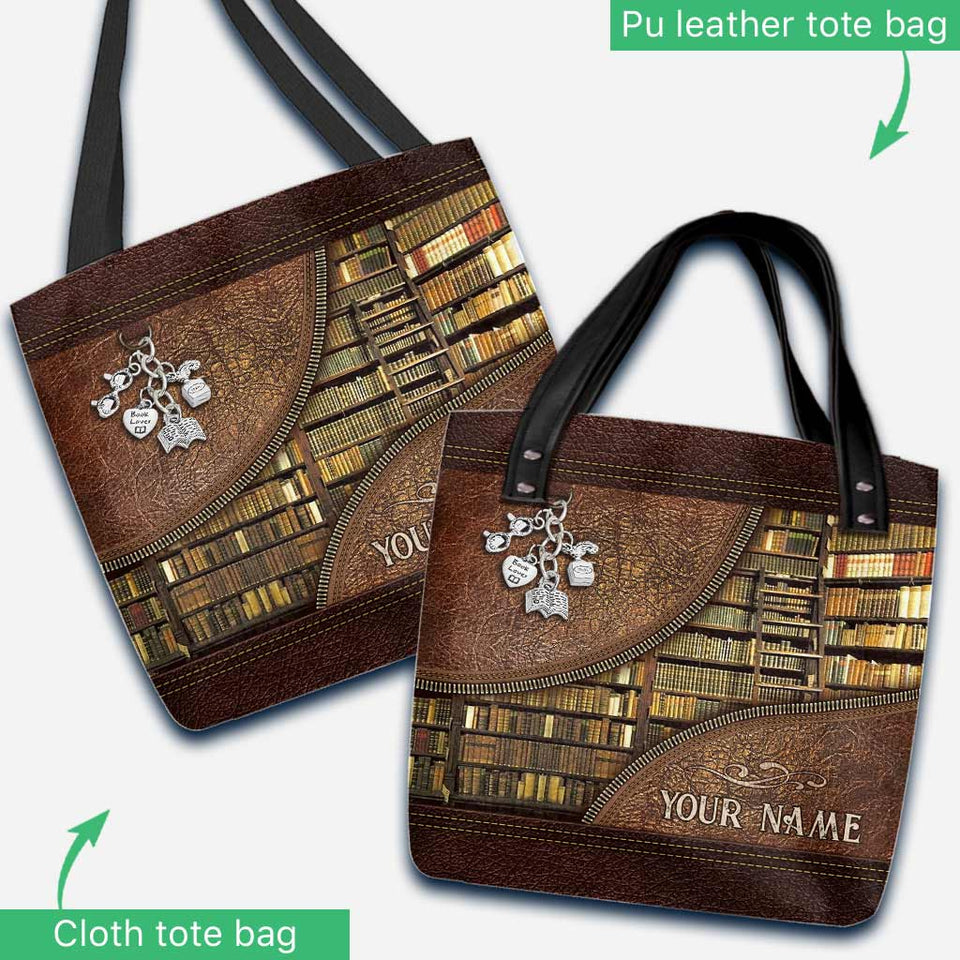 Library Personalized Tote Bag